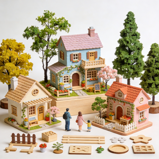 Warm Light Fairy House · DIY Miniature Diorama Kit