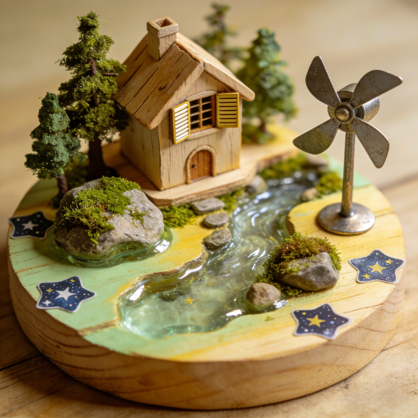 Windmill Creek Cabin · DIY Miniature Landscape Kit