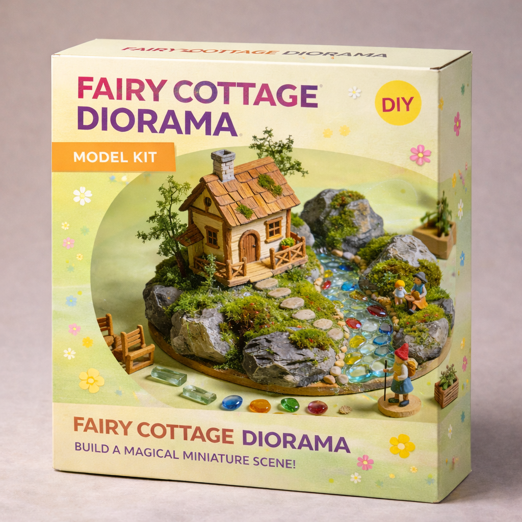 DIY Miniature River Cottage Landscape Kit