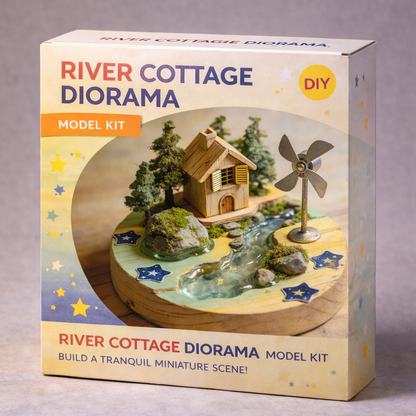 Windmill Creek Cabin · DIY Miniature Landscape Kit