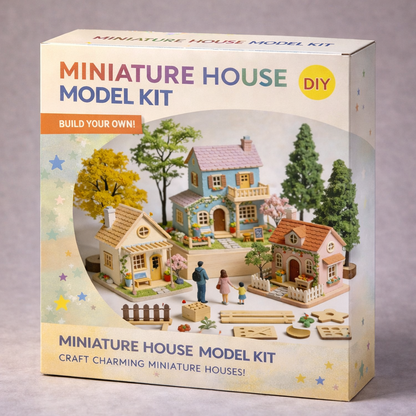 Warm Light Fairy House · DIY Miniature Diorama Kit