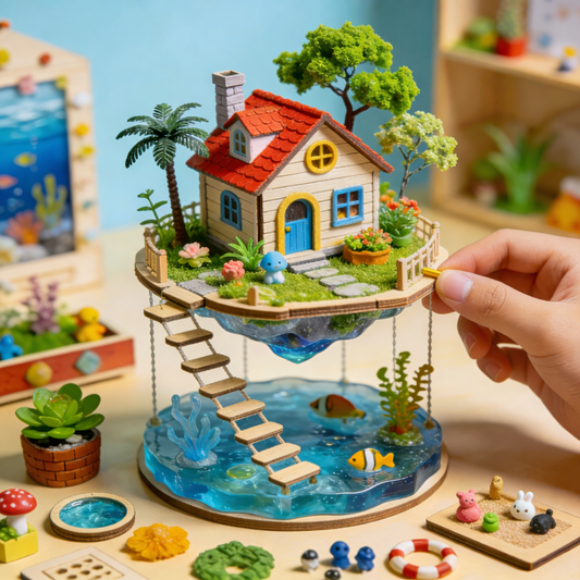 Floating Island · Ocean Fantasy DIY Miniature Scene